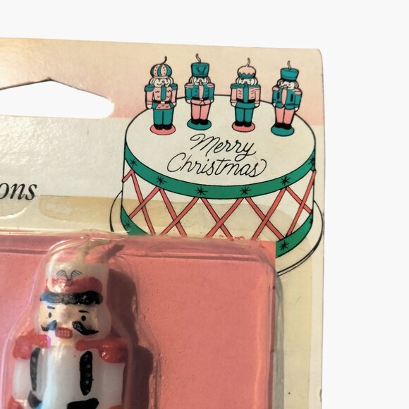 Wilton Nutcracker Handpainted Candle Cake Decorations Christmas 1994  Vintage  4 - Picture 7 of 10